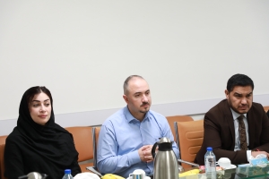 حضور معاون پژوهش و توسعه وزیر علوم عراق در پارک علم و فناوری دانشگاه تهران